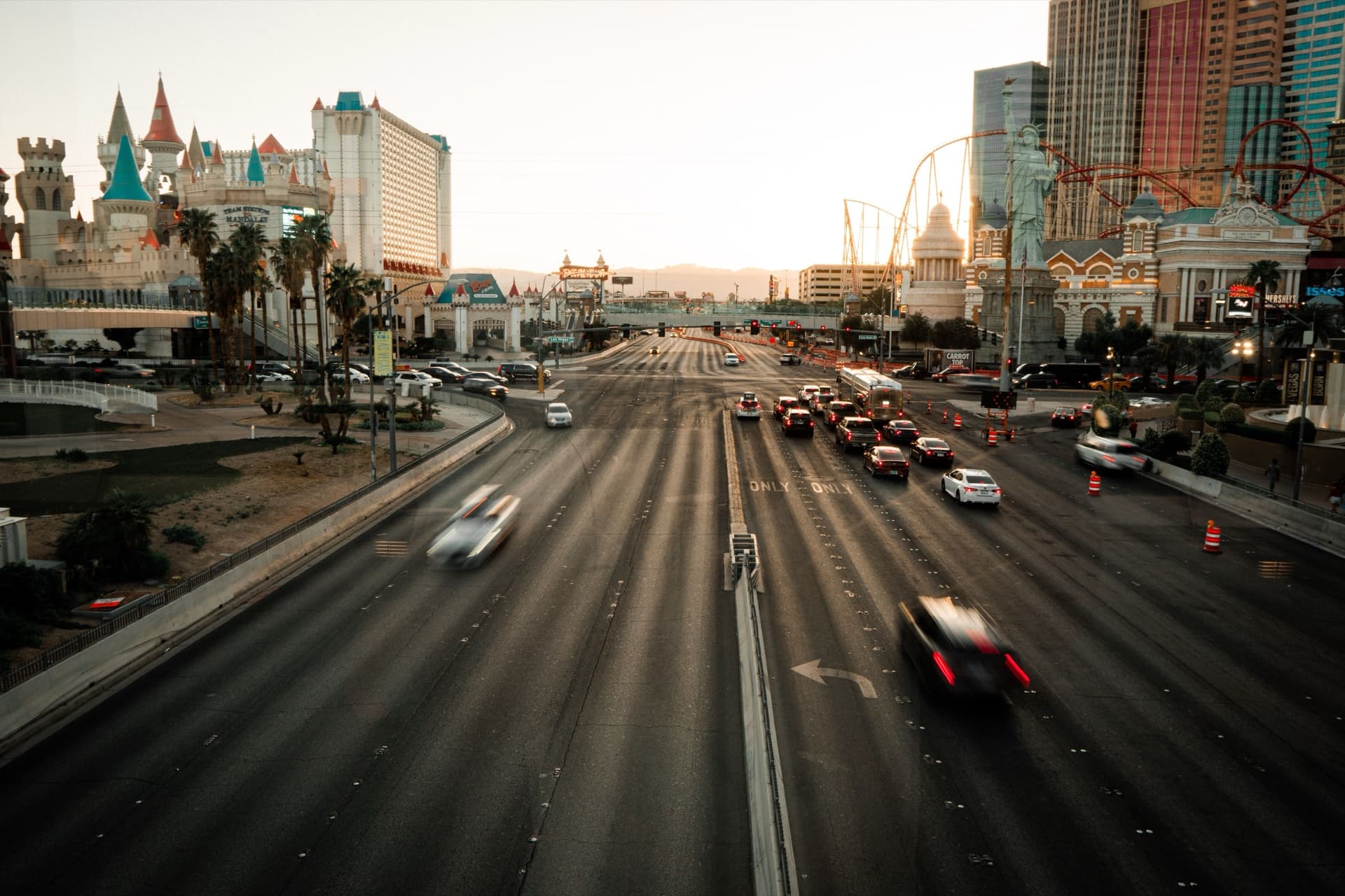 Nevada desert highway